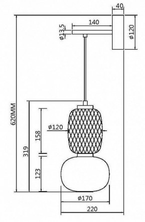 Бра Maytoni Pattern MOD267WL-L18G3K в Камышлове - kamyshlov.mebel24.online | фото 4