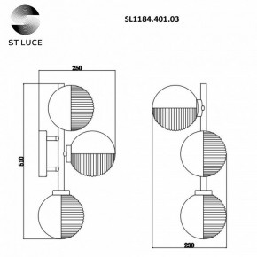 Бра ST-Luce Todo SL1184.401.03 в Камышлове - kamyshlov.mebel24.online | фото 6
