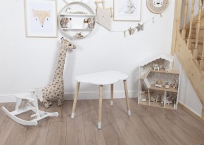 Детский стол Rolti Baby «Облачко»  (белый/береза, массив березы/мдф) в Камышлове - kamyshlov.mebel24.online | фото