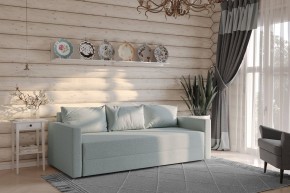 Диван-кровать Вало мятно-серый, ткань рогожка в Камышлове - kamyshlov.mebel24.online | фото 2