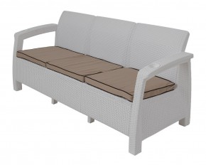 Диван Yalta Premium Sofa 3 Set (Ялта) белый (+подушки под спину) в Камышлове - kamyshlov.mebel24.online | фото 1