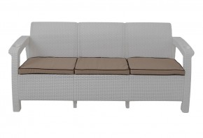 Диван Yalta Premium Sofa 3 Set (Ялта) белый (+подушки под спину) в Камышлове - kamyshlov.mebel24.online | фото 2