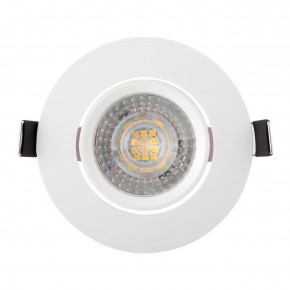 DK3020-WH Встраиваемый светильник, IP 20, 10 Вт, GU5.3, LED, белый, пластик в Камышлове - kamyshlov.mebel24.online | фото 1