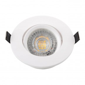 DK3020-WH Встраиваемый светильник, IP 20, 10 Вт, GU5.3, LED, белый, пластик в Камышлове - kamyshlov.mebel24.online | фото 4