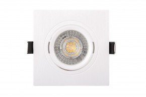 DK3021-WH Встраиваемый светильник, IP 20, 10 Вт, GU5.3, LED, белый, пластик в Камышлове - kamyshlov.mebel24.online | фото 1