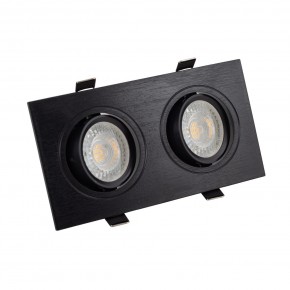 DK3022-BK Встраиваемый светильник, IP 20, 10 Вт, GU5.3, LED, черный, пластик в Камышлове - kamyshlov.mebel24.online | фото 1