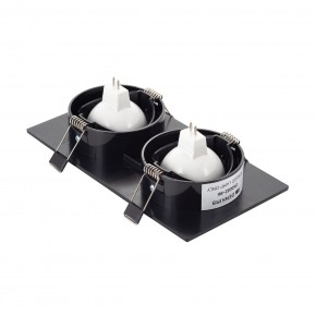 DK3022-BK Встраиваемый светильник, IP 20, 10 Вт, GU5.3, LED, черный, пластик в Камышлове - kamyshlov.mebel24.online | фото 3