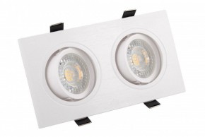 DK3022-WH Встраиваемый светильник, IP 20, 10 Вт, GU5.3, LED, белый, пластик в Камышлове - kamyshlov.mebel24.online | фото 1