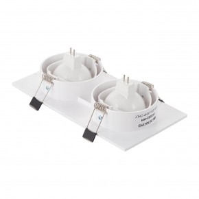 DK3022-WH Встраиваемый светильник, IP 20, 10 Вт, GU5.3, LED, белый, пластик в Камышлове - kamyshlov.mebel24.online | фото 3