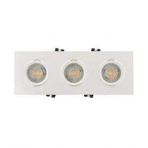 DK3023-WH Встраиваемый светильник, IP 20, 10 Вт, GU5.3, LED, белый, пластик в Камышлове - kamyshlov.mebel24.online | фото 1