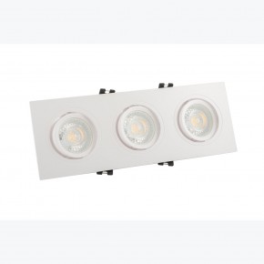 DK3023-WH Встраиваемый светильник, IP 20, 10 Вт, GU5.3, LED, белый, пластик в Камышлове - kamyshlov.mebel24.online | фото 2