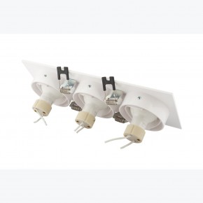 DK3023-WH Встраиваемый светильник, IP 20, 10 Вт, GU5.3, LED, белый, пластик в Камышлове - kamyshlov.mebel24.online | фото 4