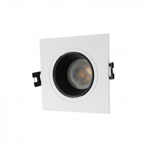 DK3071-WH+BK Встраиваемый светильник, IP 20, 10 Вт, GU5.3, LED, белый/черный, пластик в Камышлове - kamyshlov.mebel24.online | фото