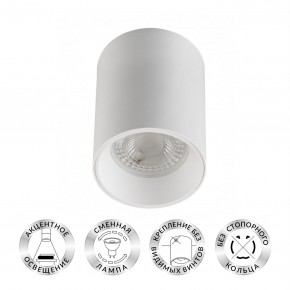 DK3110-WH Светильник накладной IP 20, 10 Вт, GU5.3, LED, белый, пластик в Камышлове - kamyshlov.mebel24.online | фото 1