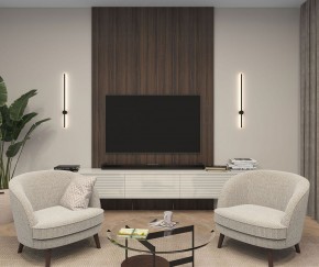 DK5012-BK Бра 800 мм, 3000К, IP20, 7 Вт, черный, алюминий в Камышлове - kamyshlov.mebel24.online | фото 3