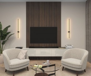 DK5014-BK Бра 1000 мм, 3000К, IP20, 12 Вт, черный, алюминий в Камышлове - kamyshlov.mebel24.online | фото 4