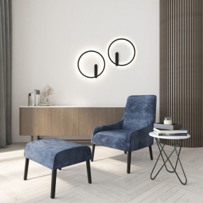 DK5035-BK Бра ROUND со светодиодом, IP20, 24W, 3000/4000/6500K, черный, алюминий в Камышлове - kamyshlov.mebel24.online | фото 8