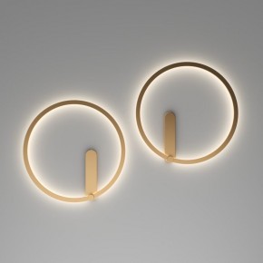 DK5035-SG Бра ROUND со светодиодом, IP20, 24W, 3000/4000/6500K, матовое золото, алюминий в Камышлове - kamyshlov.mebel24.online | фото 7