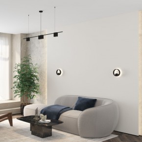 DK5060-BK Бра ORBIT, IP20, 3000К, LED, 10 Вт, черный матовый, алюминий в Камышлове - kamyshlov.mebel24.online | фото 6