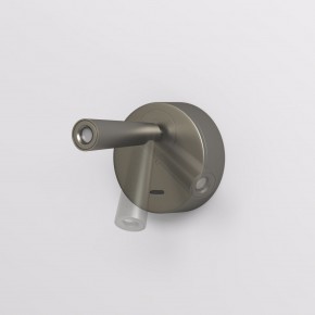 DK5072-DN Бра SHINE WALL со светодиодом, D104*H68, IP20, 3000К, 3W, RA?90, темный никель, алюминий в Камышлове - kamyshlov.mebel24.online | фото 3