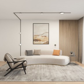 DK5072-DN Бра SHINE WALL со светодиодом, D104*H68, IP20, 3000К, 3W, RA?90, темный никель, алюминий в Камышлове - kamyshlov.mebel24.online | фото 5