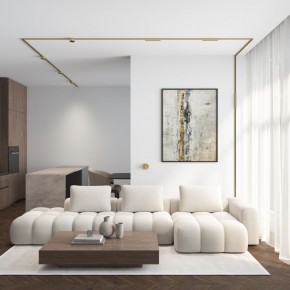 DK5072-SB Бра SHINE WALL со светодиодом, D104*H68, IP20, 3000К, 3W, RA?90, сатинированная латунь, алюминий в Камышлове - kamyshlov.mebel24.online | фото 6