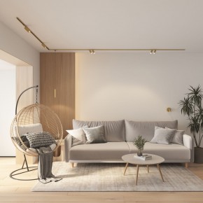 DK5072-SB Бра SHINE WALL со светодиодом, D104*H68, IP20, 3000К, 3W, RA?90, сатинированная латунь, алюминий в Камышлове - kamyshlov.mebel24.online | фото 8