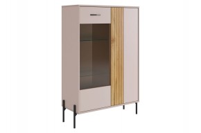 ДОМИНИКА Комод (со стеклом) в Камышлове - kamyshlov.mebel24.online | фото
