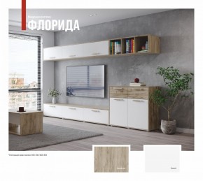 ФЛОРИДА Гостиная (модульная) дуб серый/белый в Камышлове - kamyshlov.mebel24.online | фото
