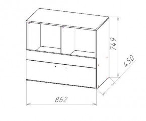 ГЕОМЕТРИЯ ГМТ.08 комод в Камышлове - kamyshlov.mebel24.online | фото 2