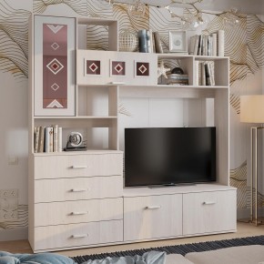 Гостиная Белла (модульная) ясень белый в Камышлове - kamyshlov.mebel24.online | фото 15