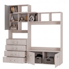 Гостиная Белла (модульная) ясень белый в Камышлове - kamyshlov.mebel24.online | фото 3