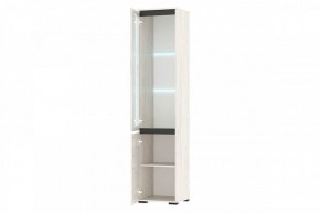 ГРЕТТА Пенал-витрина 1В1С (дуб крафт) в Камышлове - kamyshlov.mebel24.online | фото 2