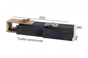 ХЛОЯ Гостиная (Дуб Вотан/Обсидиан) модульная в Камышлове - kamyshlov.mebel24.online | фото 9