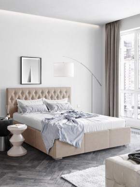 Интерьерная Кровать Октавия Бежевый 1400x2000 в Камышлове - kamyshlov.mebel24.online | фото