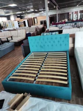 Интерьерная Кровать Октавия Бирюзовый 1400x2000 в Камышлове - kamyshlov.mebel24.online | фото 2