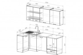 ЖАСМИН Кухонный гарнитур Прайм 400 (1100*2000 мм) в Камышлове - kamyshlov.mebel24.online | фото 2