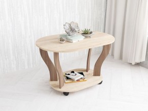 Журнальный стол Консул-3 Дуб сонома/Ясень шимо в Камышлове - kamyshlov.mebel24.online | фото