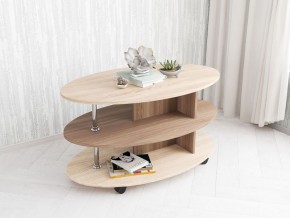 Журнальный стол Консул-4 Дуб сонома/Ясень шимо в Камышлове - kamyshlov.mebel24.online | фото