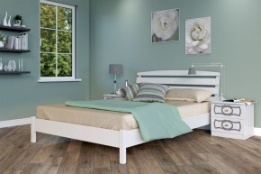 КАМЕЛИЯ-1 Кровать из массива 1400 в Камышлове - kamyshlov.mebel24.online | фото 1