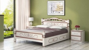 КАРИНА-5 Кровать из массива 1200 с 2-мя ящиками в Камышлове - kamyshlov.mebel24.online | фото 2