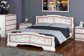 КАРИНА-6 Кровать из массива 1400 в Камышлове - kamyshlov.mebel24.online | фото 7