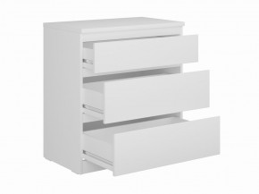 Комод КАСТОР с тремя ящиками, цвет белый в Камышлове - kamyshlov.mebel24.online | фото 2