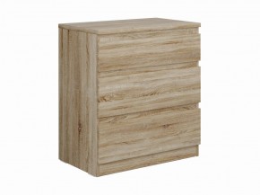 Комод КАСТОР с тремя ящиками, цвет Дуб Сонома в Камышлове - kamyshlov.mebel24.online | фото