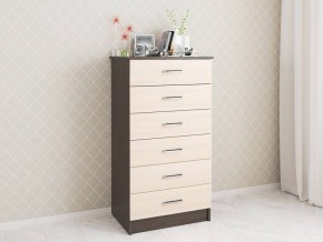 Комод Катрин-4 венге/дуб молочный в Камышлове - kamyshlov.mebel24.online | фото