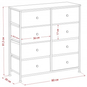 Комод Leset Линкс 8 ящиков (МДФ) в Камышлове - kamyshlov.mebel24.online | фото 12