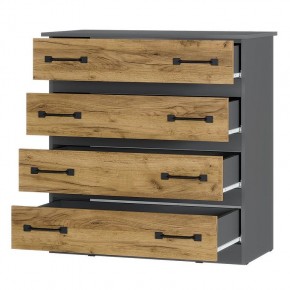 Комод Лофт (графит/крафт) в Камышлове - kamyshlov.mebel24.online | фото 2