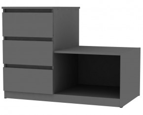 Комод Мальта K206 (Графит) в Камышлове - kamyshlov.mebel24.online | фото