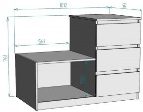 Комод Мальта K207 в Камышлове - kamyshlov.mebel24.online | фото 2