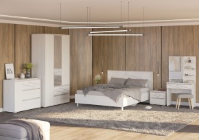 АДЕЛИНА Комод с 1дв и 3-мя ящ (белый рамух) в Камышлове - kamyshlov.mebel24.online | фото 3